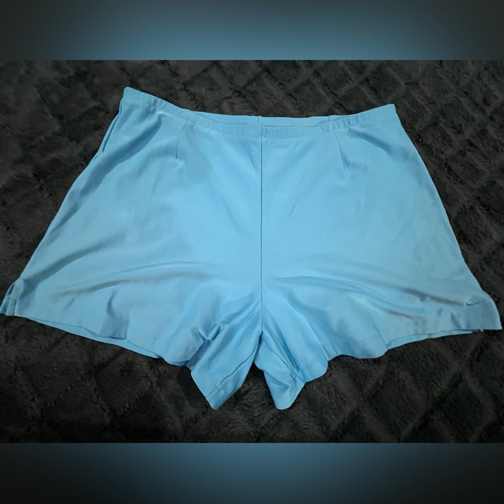 Nike High Waist Blue Athletic Shorts
